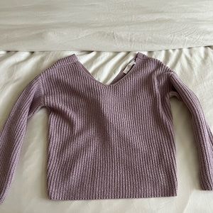 ASTR the label Knotted back sweater